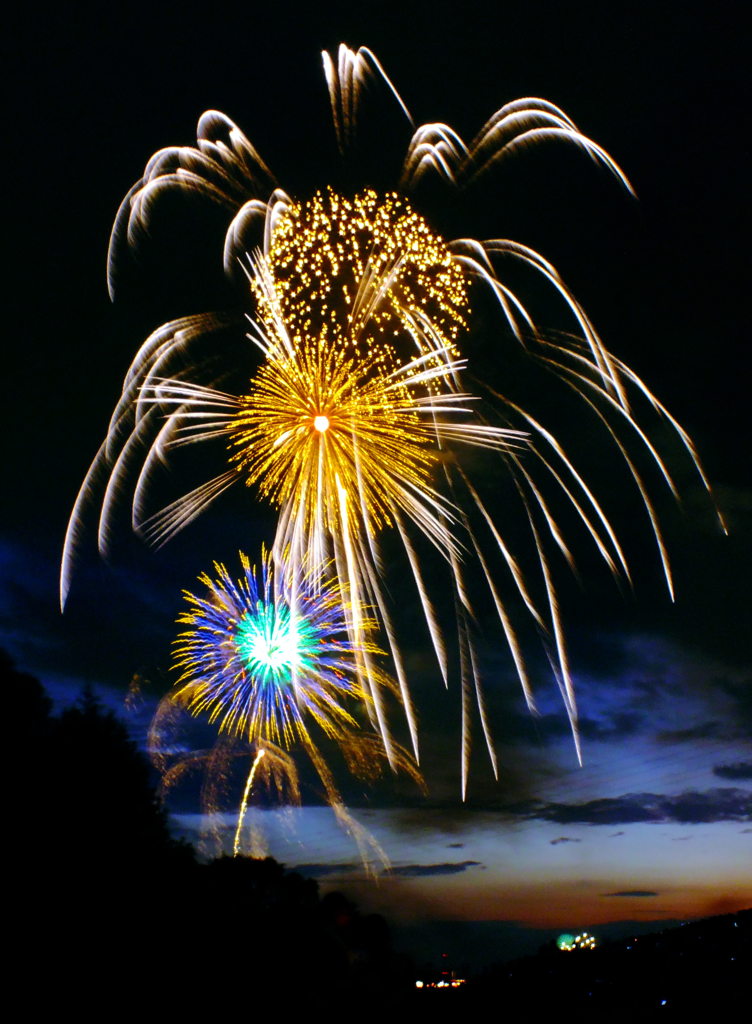 3連花火