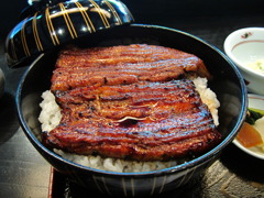 諏訪で食べた鰻丼