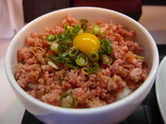チャーシューそぼろ丼