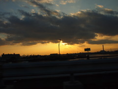夕暮れ