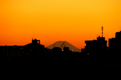 富士山の襷掛