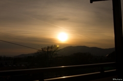 夕日　Photo by Kentaro