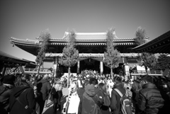 大晦日の浅草寺