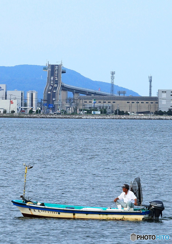 ベタ踏み坂　（大江大橋）