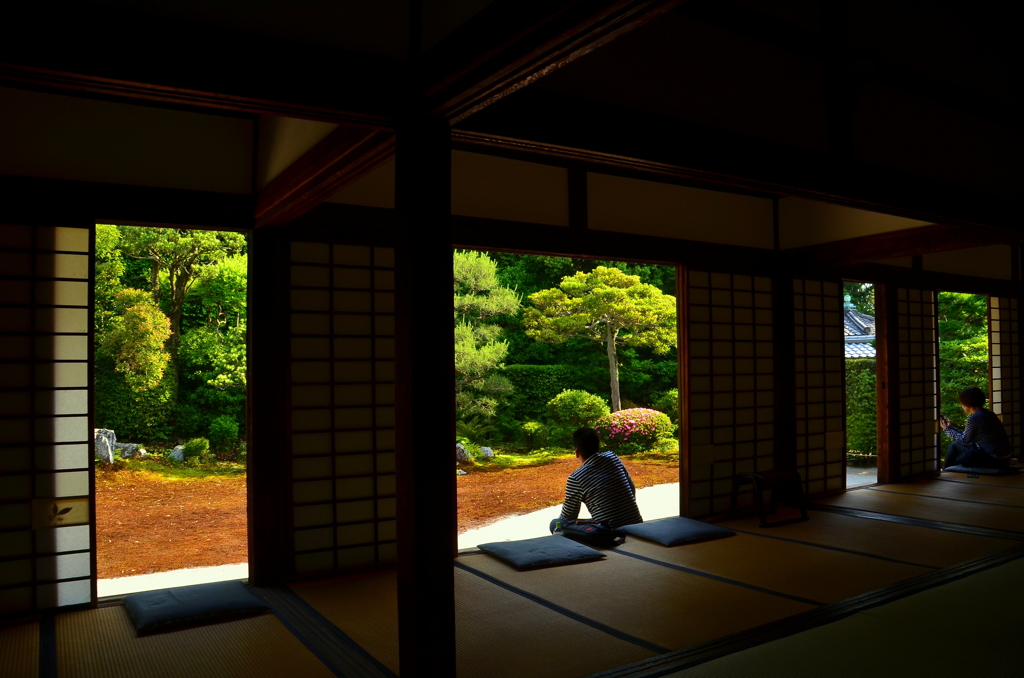 芬陀院　鶴亀の庭