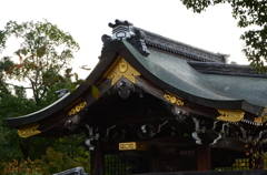 大覚寺勅使門２ 側面