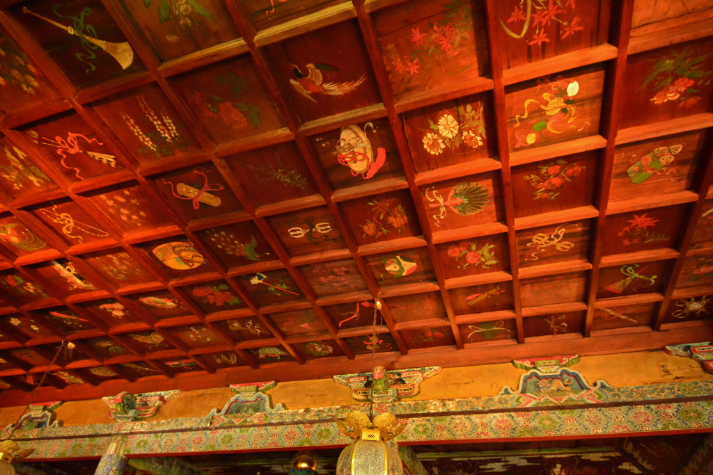 大覚寺安井堂・花鳥図