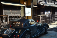 祇園新橋のクラシックカー