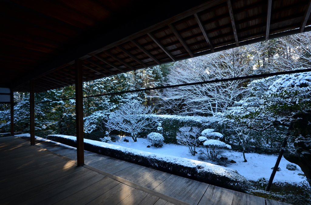 妙心寺桂春院・雪景２