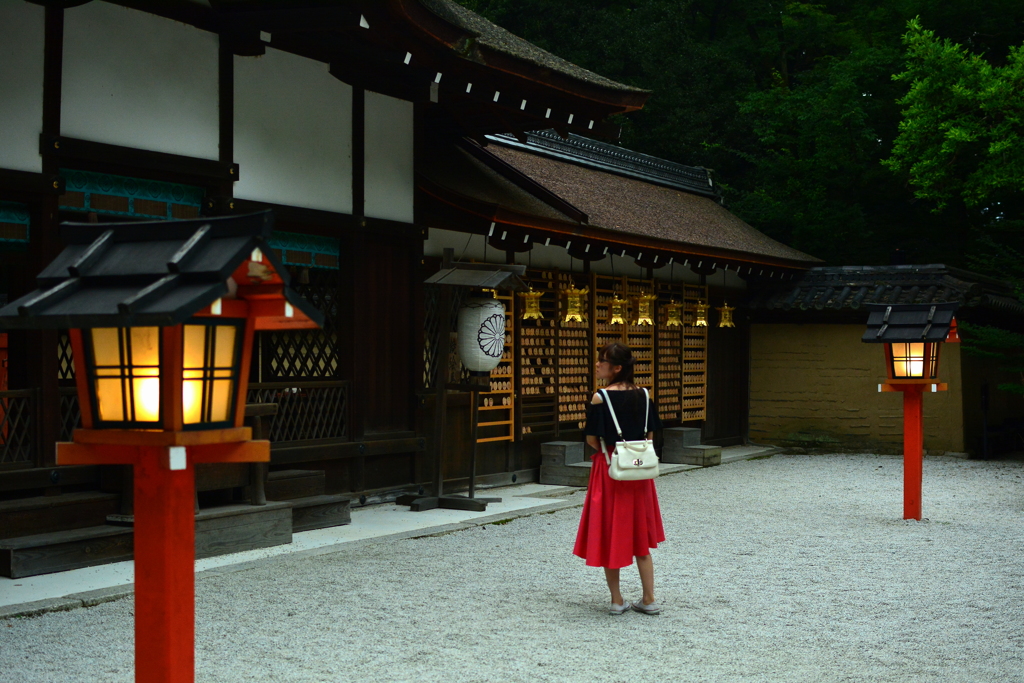 河合神社境内