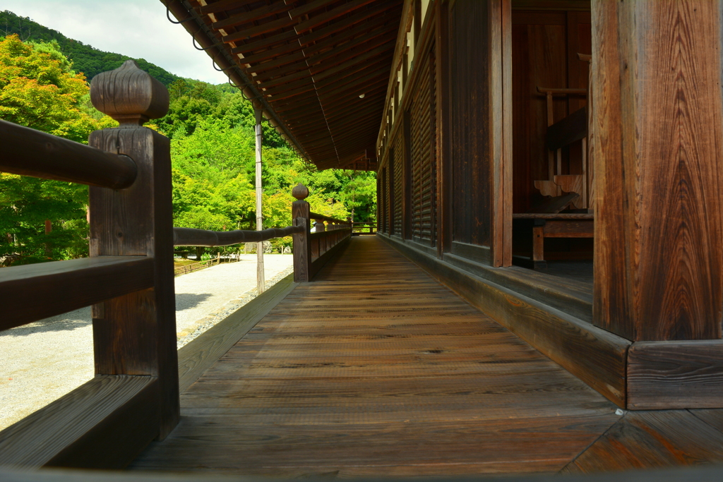 天龍寺・大方丈廊下