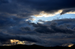 不思議な夕焼け