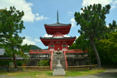 大覚寺・心経宝塔の夏２