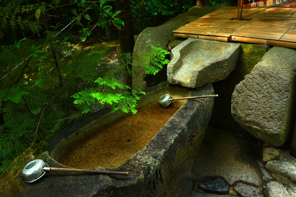 野宮神社・手水舎