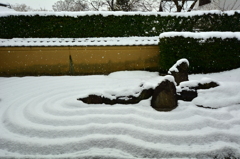 瑞峯院・独坐庭　雪景１