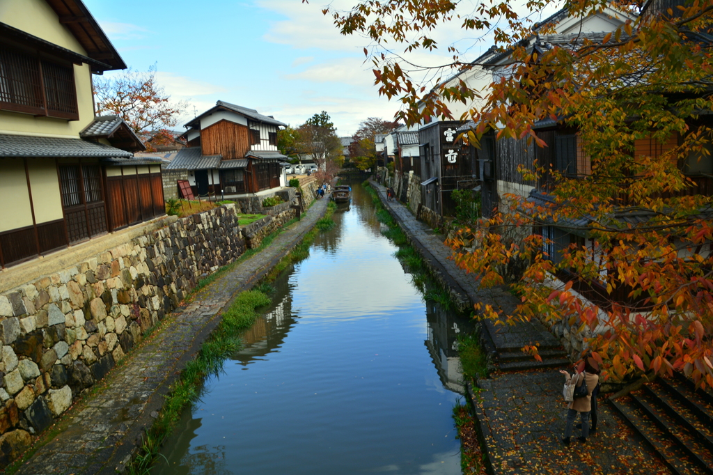 水郷・八幡堀の秋２