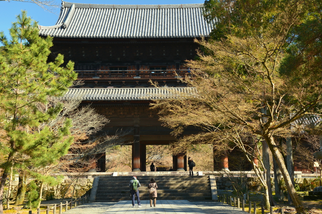 南禅寺三門の冬