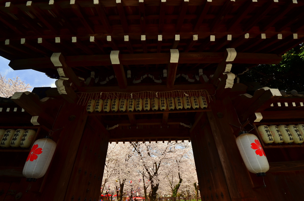 平野神社南門