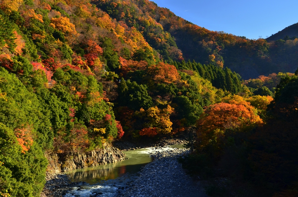 愛知川渓谷の紅葉 By Ginkosan Id 写真共有サイト Photohito