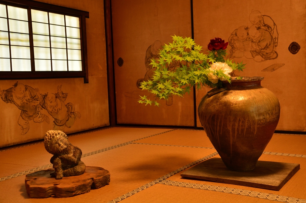 建仁寺の生け花