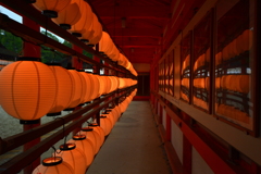 下鴨神社・楼門裏の提灯