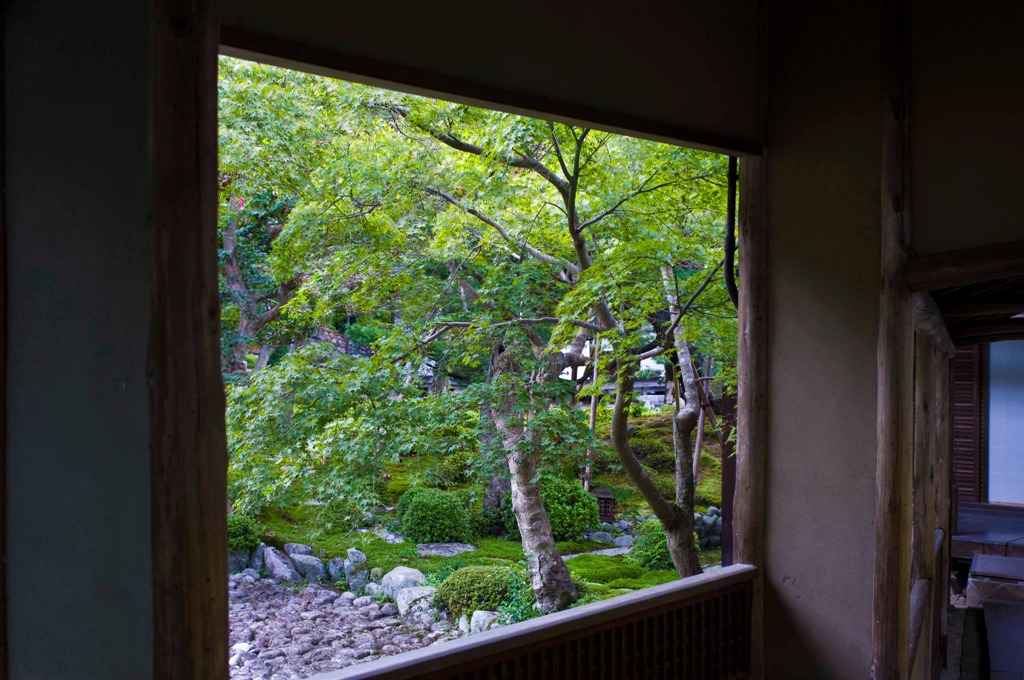 額のある風景