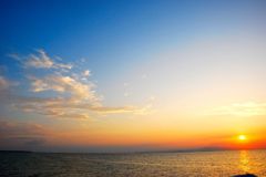 石垣 夕景