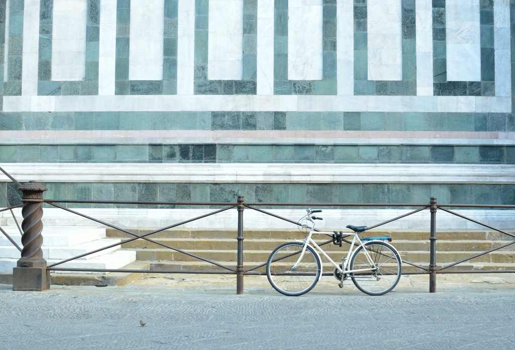 Una bicicletta