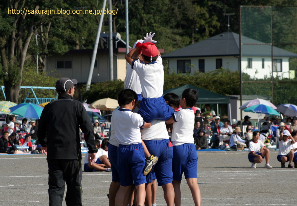 白熱の騎馬戦