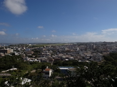 嘉数高台公園から望む普天間基地
