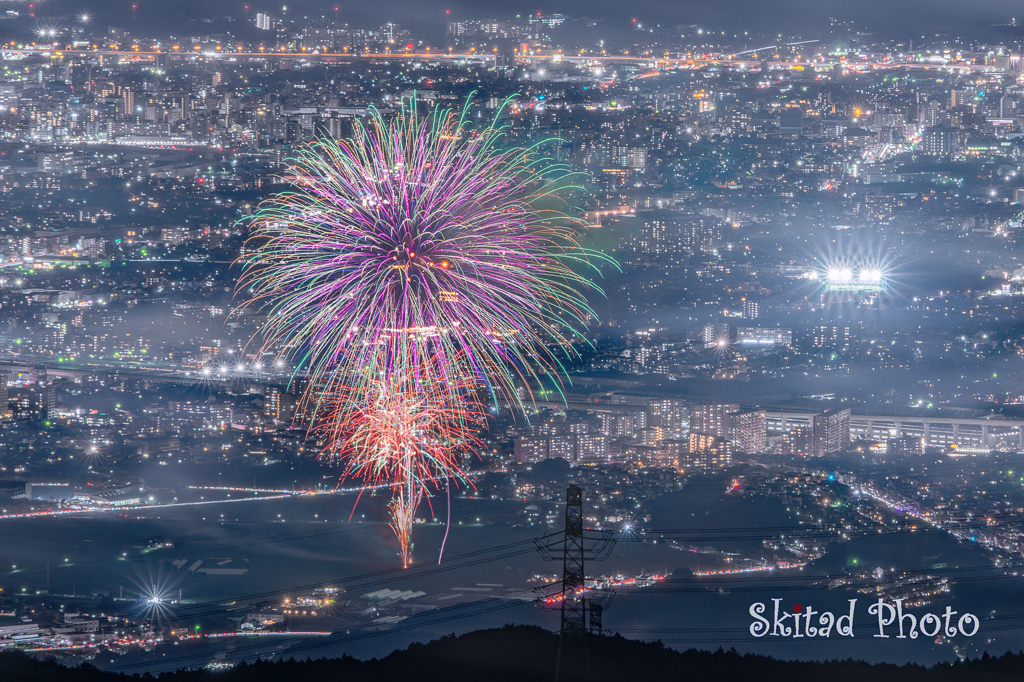 霧中花火