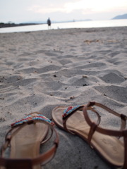 加太の砂浜