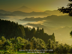 富士山＆雲海＆朝焼け