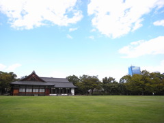 西の丸庭園にて