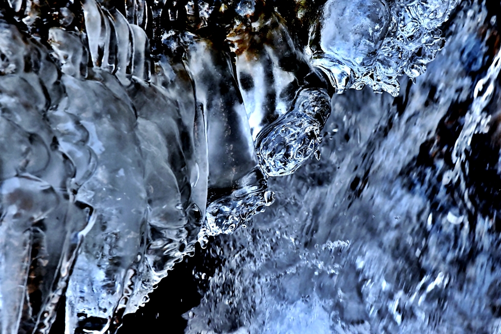 Mountain stream ice***
