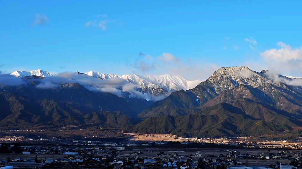 元旦の安曇野
