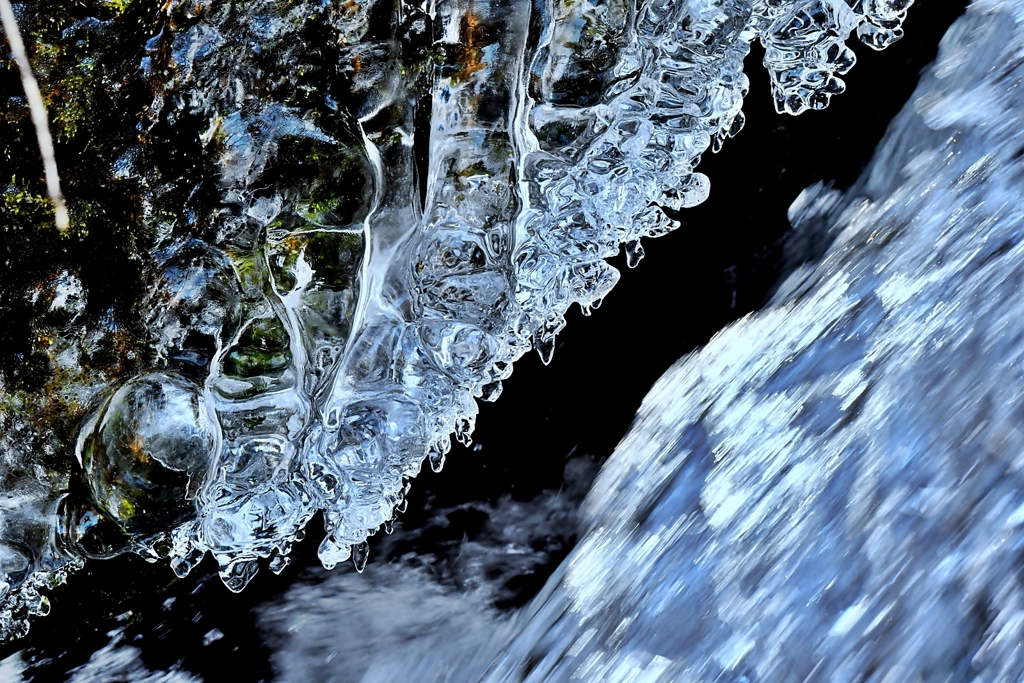 Mountain stream ice*