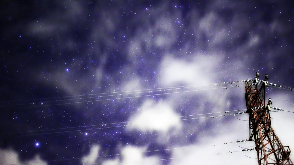 雲の切れ間（東の空）