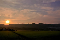 梅雨明けの朝