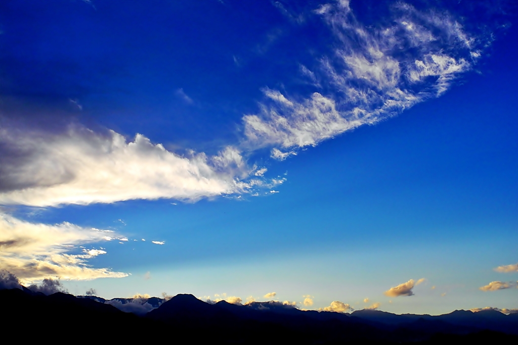 安曇野夕景（はじまり）