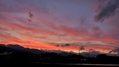 安曇野夕景 (5/12)