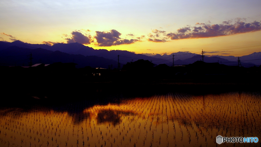 穏やかな夕暮れ