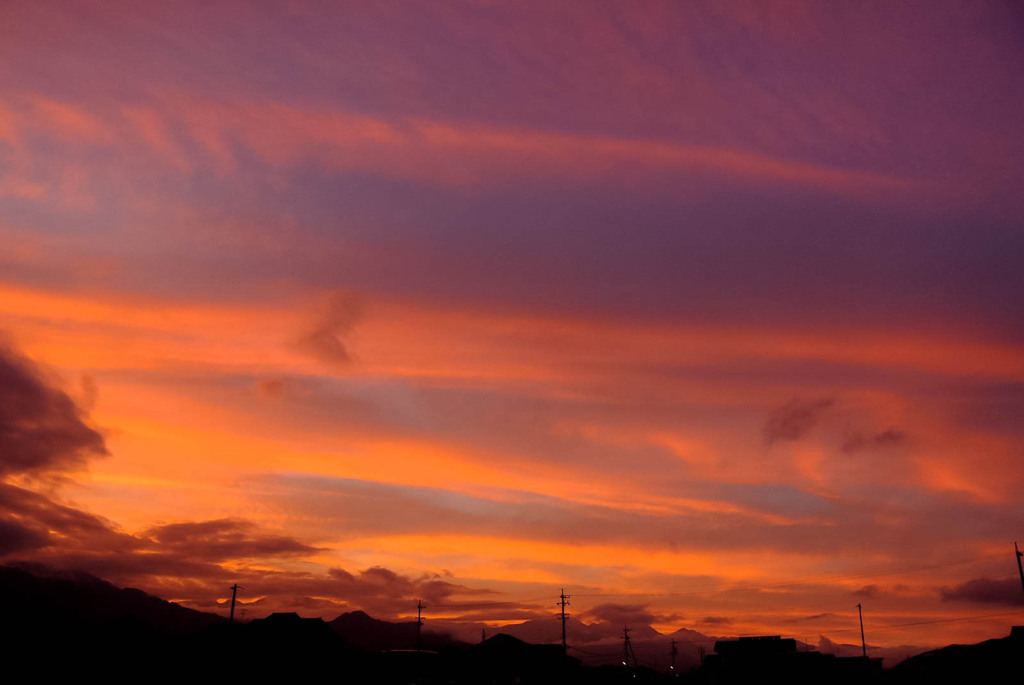 夕焼けの土曜日