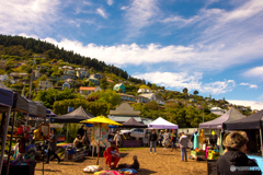 Lyttelton Sunday Market　広場