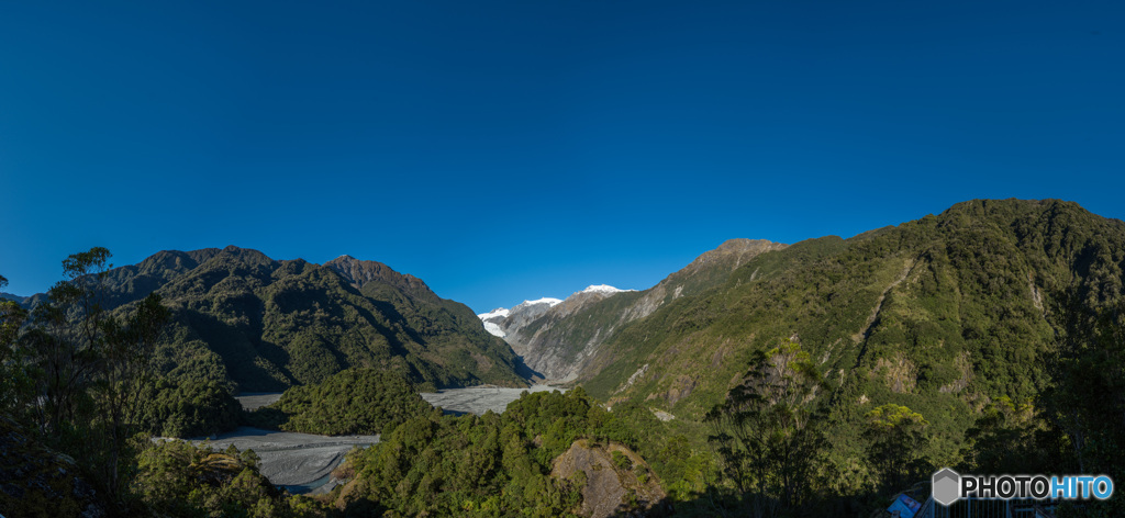 フランツ・ジョセフ氷河遠景