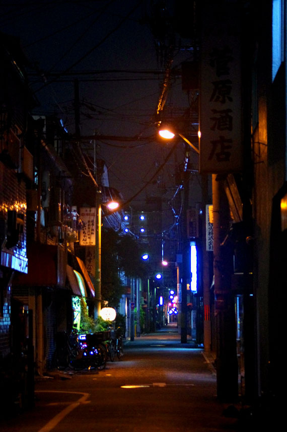 家の外