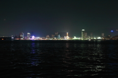 Night scene at Kobe bay area