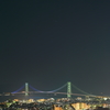 三日月と明石海峡大橋