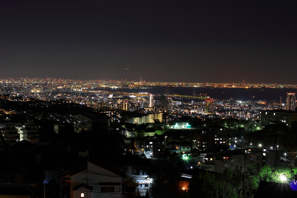 阪神間の夜景＠神戸