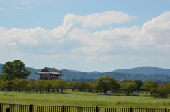 生駒山遠望　朱雀門
